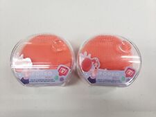 Foreo Luna Play Plus 2 Facial Cleansing Massager Peach X2 New Sealed 