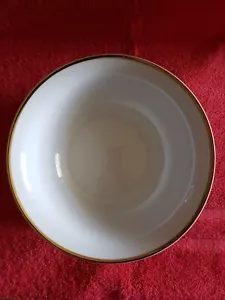 Vtg but New~The Cellar Opulence White w/ Gold Trim 9" Serving Bowl  - Picture 1 of 3