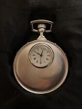 SILVER PLATED POCKET WATCH - Boston model for spares and repairs