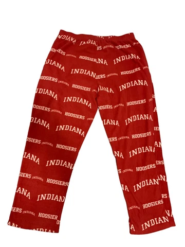 Indiana Hoosiers Mens Pajama Pants Size XL Polyester Cover