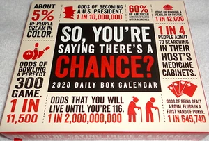 Calendario Daily Box 2020 Así que, ¿estás diciendo que hay una posibilidad? Prensa Willow Creek - Imagen 1 de 4