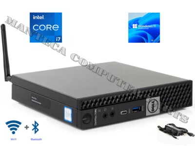 Dell OptiPlex 7070 Micro i7-9700T & up to 64GB RAM & 2TB SSD & Win 11 & Wi-Fi+BT - Image 1 of 4