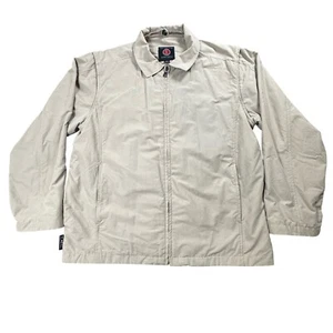 Scottevest Jacket Mens Tan Removable Sleeves Concealed Tech Coat Utility Large - Picture 1 of 12