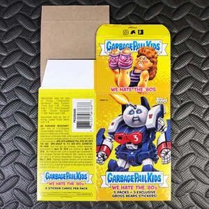 GARBAGE PAIL KIDS 2018 WE HATE THE 80s EMPTY BOX BLASTER [WITHOUT $9.99 PRICE] - Picture 1 of 2