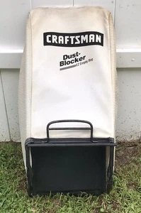 Craftsman Dust Blocker EZ Empty Bag Lawn Mower Grass Catcher Bagger OEM - Picture 1 of 16