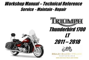 Triumph Thunderbird 1700 LT Service Repair Workshop Manual USB 11-18 - Picture 1 of 11
