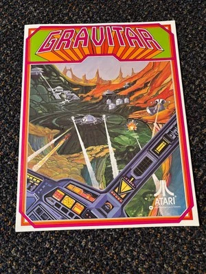 1982 FACTORY ORIGINAL ATARI BLACK WIDOW VIDEO 4 PAGE PROMO FLYER UNCIRCULATED - Image 1 of 3