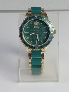 Juicy By Juicy Couture Women's Watch JC/5022 Quartz Green Gold Tone Steel 38mm - Picture 1 of 15
