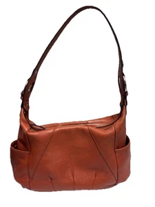 Tignanello Echtleder Hobo Schultertasche warm honig geschmeidiges Leder - Bild 1 von 13