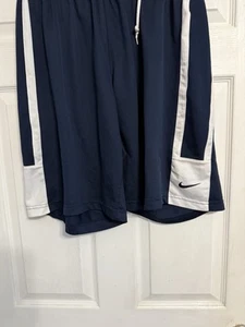nike boys shorts size large blue  - Picture 1 of 7