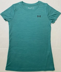 UnderArmour T-Shirt Heatgear Loose Fit Women's Teal XS - Picture 1 of 14