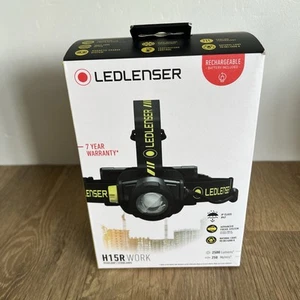 LED Lenser H15R Work Akku Stirnlampe 2500 Lumen 502196 schwarz gelb NEU - Bild 1 von 8