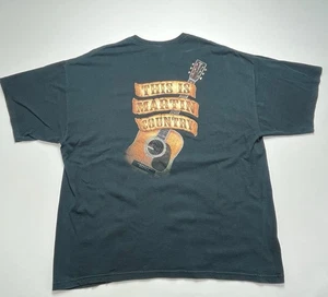 T-shirt chitarra Martin vintage anni 90 taglia XXL questo è Martin Country - Foto 1 di 6