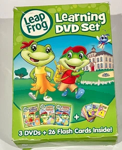 LeapFrog Learn Early Educational 3 DVDs Set For The Alphabet and Phonics Skills - Imagen 1 de 15