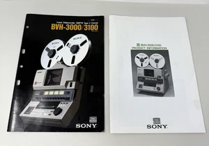 Sony BVH-3000/3100 Videocorder Production Information & Catalog Sony Broadcast - Bild 1 von 21