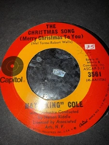 Nat King Cole the Christmas Song Vinyl Record - Picture 1 of 1
