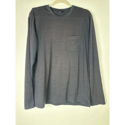 Camiseta Icebreaker Mezcla Lana Manga Larga Hombre Capa Talla L Foto 1 de 4