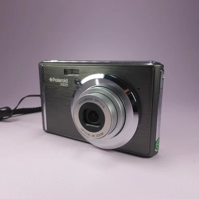 Polaroid Digital Camera iX828 20.1MP Silver Tested - Image 1 of 4