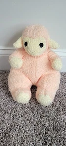 Vintage 1999 Baby Ty Lamybaby Pastel Peach Lamb Sheep Plush Rattle Pillow Pals - Picture 1 of 7