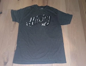 Hurley graues kurzärmliges Herren T-Shirt Größe Large Logo - Bild 1 von 3