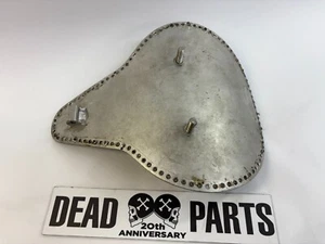 Harley custom Chopper Bobber solo seat saddle pan - Picture 1 of 3