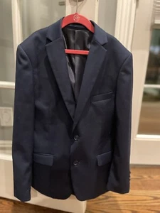 Isaac Mizrahi Boys Size 16 Navy Blue Blazer - Picture 1 of 4
