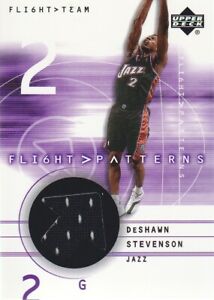 2001-02 Upper Deck Flight Team Flight Patterns #DS DeShawn Stevenson Utah Jazz