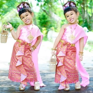 Girl Kid Women Thai Lace Clothing Dress Skirt Wedding Not include Jewelry - Picture 1 of 9