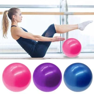 10" Sports Yoga Ball Exercise Gym Home Fitness Pilates PVC Small Ball For Women - Picture 1 of 15