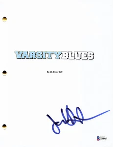 JAMES VAN DER BEEK SIGNED AUTOGRAPH VARSITY BLUES FULL SCRIPT BAS BECKETT - Picture 1 of 1
