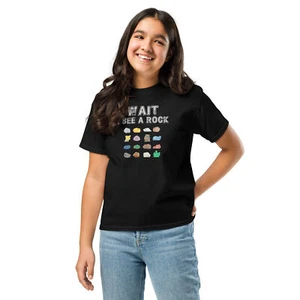 Funny Rock Hounding Youth Shirt, Gift for Kids that Love Rocks and Rock Hounding - Picture 1 of 5