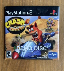 Crash Bandicoot Nitro Kart Demo Disc PlayStation 2 PS2 - Picture 1 of 3