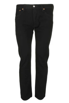 Levis Mens 501 Original Shrink to Fit Denim Button Fly Classic Rise Jeans - Image 1 of 4