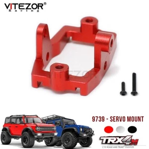 Aluminum 9739 Servo Mount Set For Traxxas 1/18 Trx-4M TRX4M Bronco Defender Part - Picture 1 of 11