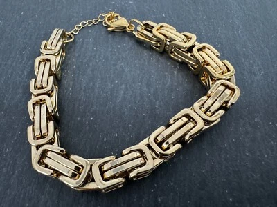 Königsarmband Armband Gewicht ca 42,40 Gramm 8 mm Länge 19+4 cm - Bild 1 von 4