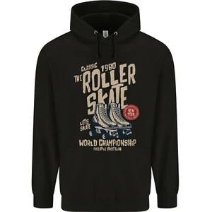 Roller Skate Retro Skating Boots Childrens Kids Hoodie - Picture 1 of 88