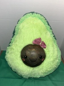 Justice exklusives zerdrückbares Mädchen Avocado 16 Zoll Plüschkissen grün - Bild 1 von 6
