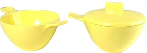 Azúcar y crema amarilla Stetson vintage Melmac melamina mediados de siglo MCM - Imagen 1 de 11
