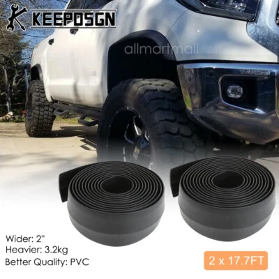 Car Truck Flexible Wheel Extension Fender Flares Molding Trim for Toyota Tundra - Image 1 of 4