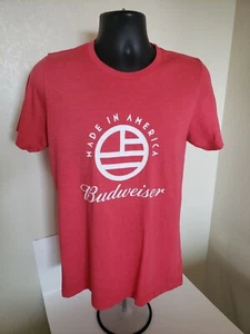 Budweiser T-Shirt "Made in America" rot Größe M - Bild 1 von 3