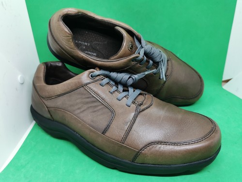 ADIDAS Scarpe comode da uomo Rockport Adiprene marroni in pelle taglia 11 extra larghe
