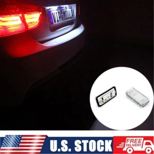 For BMW 3Series E46 4D 1998-05 LED License Number Plate Lights White Lamps 2Pcs - Picture 1 of 12