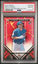 2022 Topps Finest Kintsukuroi Red/Gold Refractor Seiya Suzuki RC SSP PSA 8!!