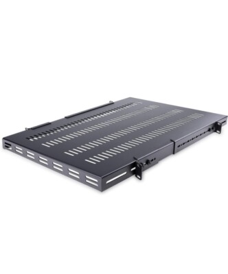 StarTech.com 1U 4-Post Adjustable Vented Serv...