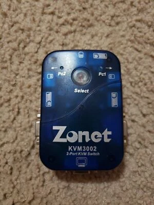 ZONET KVM3002 2 PORT KVM SWITCH NO CABLE - Image 1 of 4