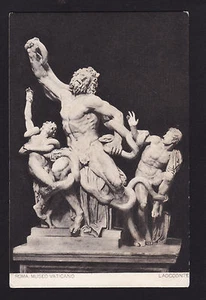 um 1910 F&C Kunst Skulptur Laokoonte Museum Vaticano Rom Italien Postkarte - Bild 1 von 2