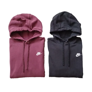 Nike Hoodie Mens Medium Multicolor Pullover Lot of 2 Swoosh Logo Long Sleeve - Picture 1 of 24