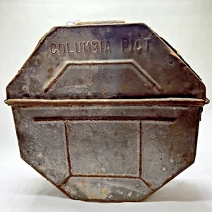 RARE Columbia Pictures Metal Movie Film Reel Canister “Port of Desire” 16” Tall - Picture 1 of 7