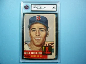 1953 TOPPS MLB BASEBALL CARD #280 MILT BOLLING ROOKIE RC SP KSA 2 GD '53 TOPPS - Picture 1 of 4