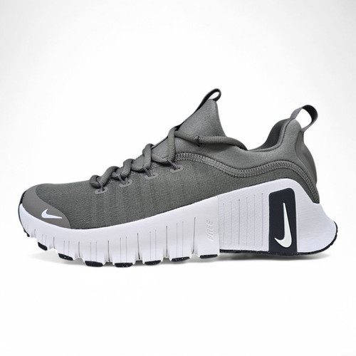 Nike Free Metcon 6 Flat Peltro Summit Bianco Cross Fit Scarpe da Ginnastica (FJ7127 002)